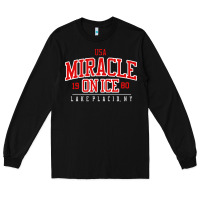 Black miracle on ice Long Sleeve Tee - linhVisuals