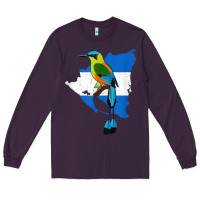 Plum nicaragua guardabarranco, nicaragua t shirt Long Sleeve Tee - linhVisuals