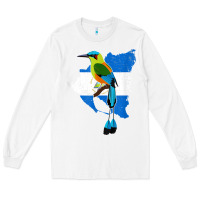 White nicaragua guardabarranco, nicaragua t shirt Long Sleeve Tee - linhVisuals