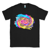 Black Mama Tie dye Leopard Classic Tee - CowCowDesign