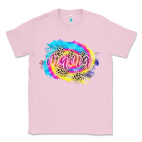 Bubblegum Pink Mama Tie dye Leopard Classic Tee - CowCowDesign