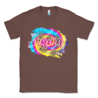 Chestnut Mama Tie dye Leopard Classic Tee - CowCowDesign