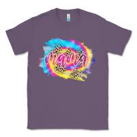 Lavender Mama Tie dye Leopard Classic Tee - CowCowDesign
