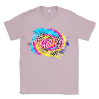 Lilac Mama Tie dye Leopard Classic Tee - CowCowDesign