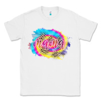 White Mama Tie dye Leopard Classic Tee - CowCowDesign