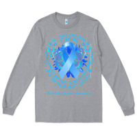 Heather Grey prostate cancer awareness t shirtprostate cancer awareness we don't kn Long Sleeve Tee - linhVisuals