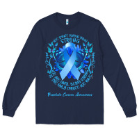 Navy prostate cancer awareness t shirtprostate cancer awareness we don't kn Long Sleeve Tee - linhVisuals