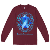 Burgundy prostate cancer awareness t shirtprostate cancer awareness we don't kn Long Sleeve Tee - linhVisuals