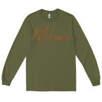 Army Green womens melanin for black history v neck t shirt Long Sleeve Tee - linhVisuals