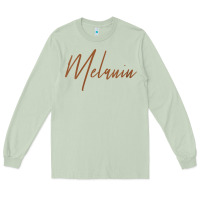 Matcha womens melanin for black history v neck t shirt Long Sleeve Tee - linhVisuals