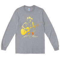 Heather Grey Kenny Chesney Fresh Design Long Sleeve Tee - linhVisuals