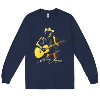 Navy Kenny Chesney Fresh Design Long Sleeve Tee - linhVisuals