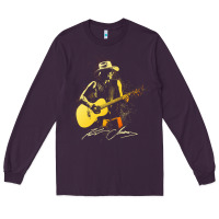 Plum Kenny Chesney Fresh Design Long Sleeve Tee - linhVisuals