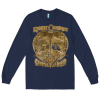 Navy kenny chesney vintage art Long Sleeve Tee - linhVisuals