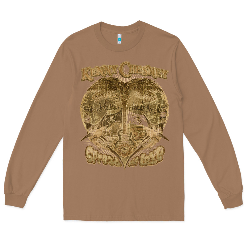 Kenny Chesney Vintage Art Long Sleeve Tee by linhVisuals | Teevron