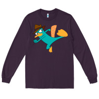 Plum perry the platypus Long Sleeve Tee - linhVisuals