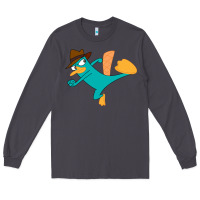 Smoke perry the platypus Long Sleeve Tee - linhVisuals