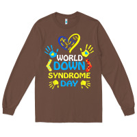 World Down Syndrome Day T Shirt Support And Awareness 3.21 T Shirt Long Sleeve Tee | Teevron
