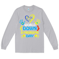 Moon Dust world down syndrome day t shirt support and awareness 3.21 t shirt Long Sleeve Tee - linhVisuals