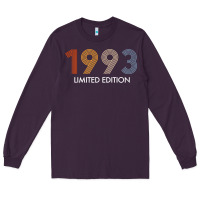 Plum retro 29 years vintage 1993 limited edition 29th birthday t shirt Long Sleeve Tee - linhVisuals