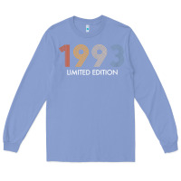 Colony Blue retro 29 years vintage 1993 limited edition 29th birthday t shirt Long Sleeve Tee - linhVisuals