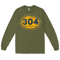 Army Green 304 west virginia home t shirt Long Sleeve Tee - linhVisuals