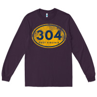 Plum 304 west virginia home t shirt Long Sleeve Tee - linhVisuals
