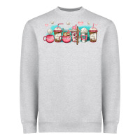 Heather Grey volleyball coffee cups Heavyweight Sweatshirt - Jasminsmagicworld