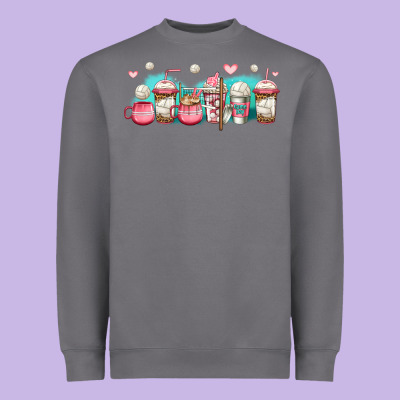 Volleyball Coffee Cups Heavyweight Sweatshirt Designed By Jasminsmagicworld
