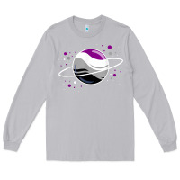 Moon Dust asexual outer space planet ace pride t shirt Long Sleeve Tee - linhVisuals