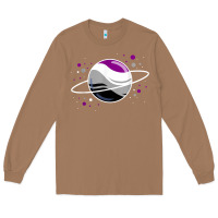 Toasted Coconut asexual outer space planet ace pride t shirt Long Sleeve Tee - linhVisuals