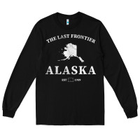 Black alaska the last frontier t shirt Long Sleeve Tee - linhVisuals