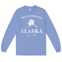 Colony Blue alaska the last frontier t shirt Long Sleeve Tee - linhVisuals