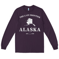 Alaska The Last Frontier T Shirt Long Sleeve Tee | Teevron