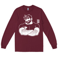 Burgundy bobo bear   adam likes crossing arms t shirt Long Sleeve Tee - linhVisuals