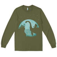 Bigfoot Riding Loch Ness Monster Sasquatch Ufo Abduction Pullover Hood Long Sleeve Tee | Teevron