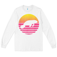 White classic manatee gift t shirt Long Sleeve Tee - linhVisuals