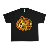 Black leopard cowhide sunflower pumpkin Urban Heavy Tee - Jasminsmagicworld