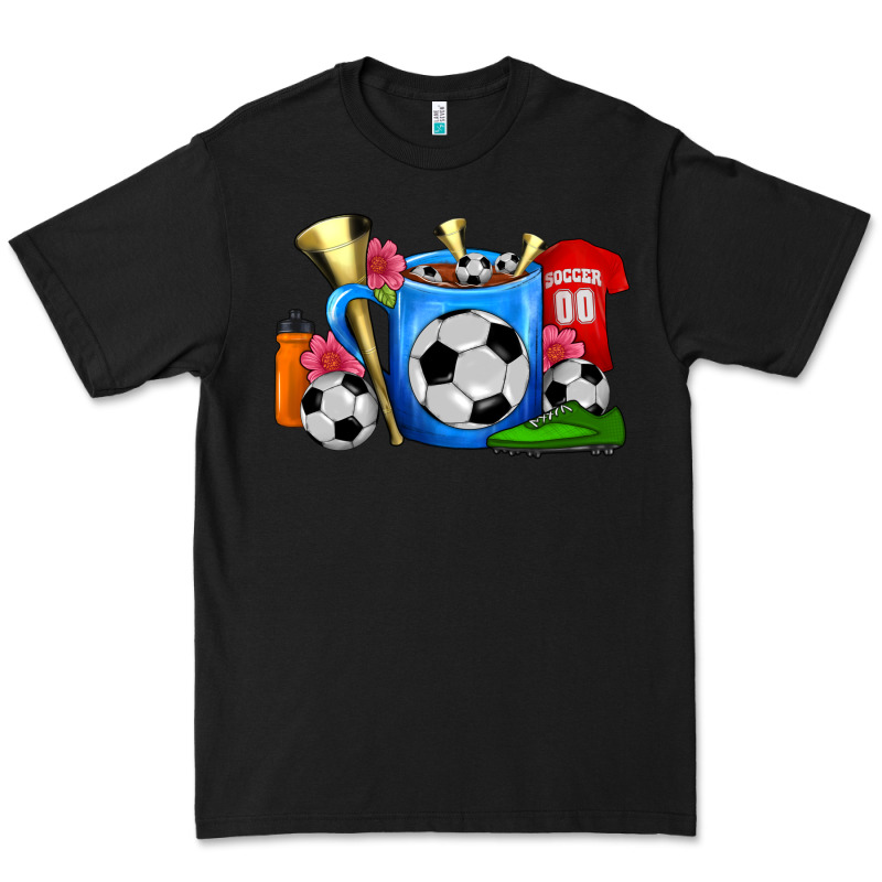 Soccer Coffee Mug Premium Tee by FaDigitalArtStudio | Teevron