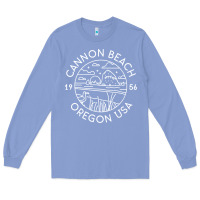 Colony Blue cannon beach 1956 oregon clatsop sweatshirt Long Sleeve Tee - linhVisuals