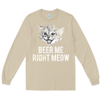 Mushroom beer me right meow Long Sleeve Tee - linhVisuals