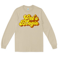 Mushroom lets boogie shirt vintage dancing 1980s disco themed party t shirt Long Sleeve Tee - linhVisuals