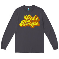 Smoke lets boogie shirt vintage dancing 1980s disco themed party t shirt Long Sleeve Tee - linhVisuals