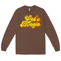 Chestnut lets boogie shirt vintage dancing 1980s disco themed party t shirt Long Sleeve Tee - linhVisuals