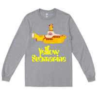 Heather Grey Yellow Submarine Long Sleeve Tee - linhVisuals