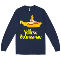 Navy Yellow Submarine Long Sleeve Tee - linhVisuals