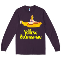 Plum Yellow Submarine Long Sleeve Tee - linhVisuals