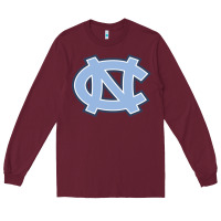 Burgundy NORTH CAROLINA TAR HEELS Long Sleeve Tee - linhVisuals