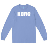 Colony Blue Korg Keyboard Long Sleeve Tee - linhVisuals