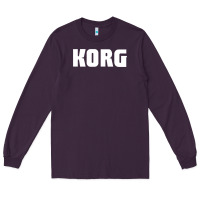 Plum Korg Keyboard Long Sleeve Tee - linhVisuals